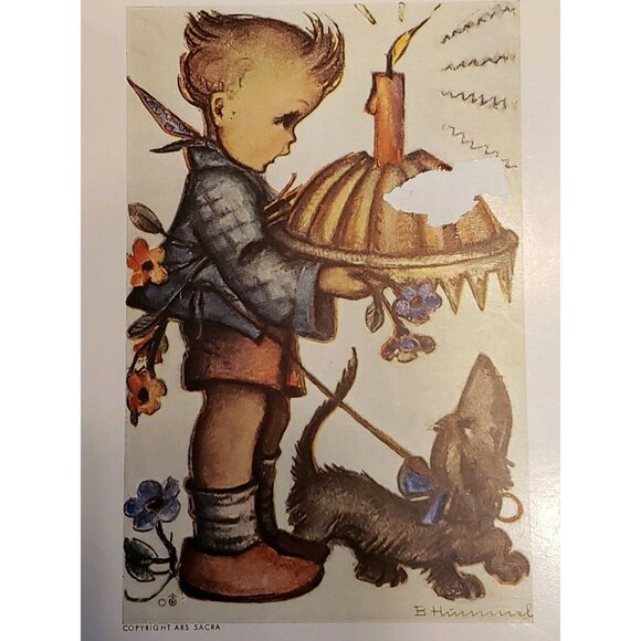 1959 2026 Hummel Calendar Postcard Print Germany Glossy Full Color 12 Month - Picture 2 of 12